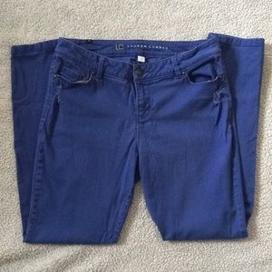 Lauren Conrad Blue Skinny Jeans